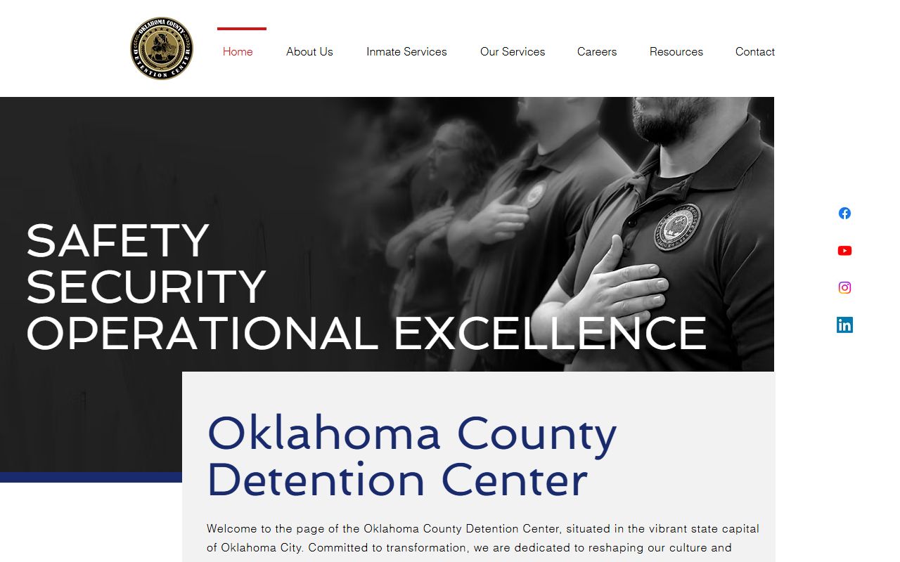 Oklahoma County inmate search portal for jail mugshots and booking records